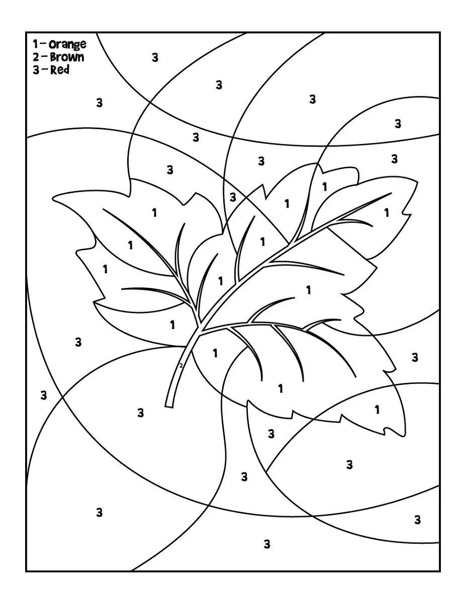 Раскрасить павлина по номерам