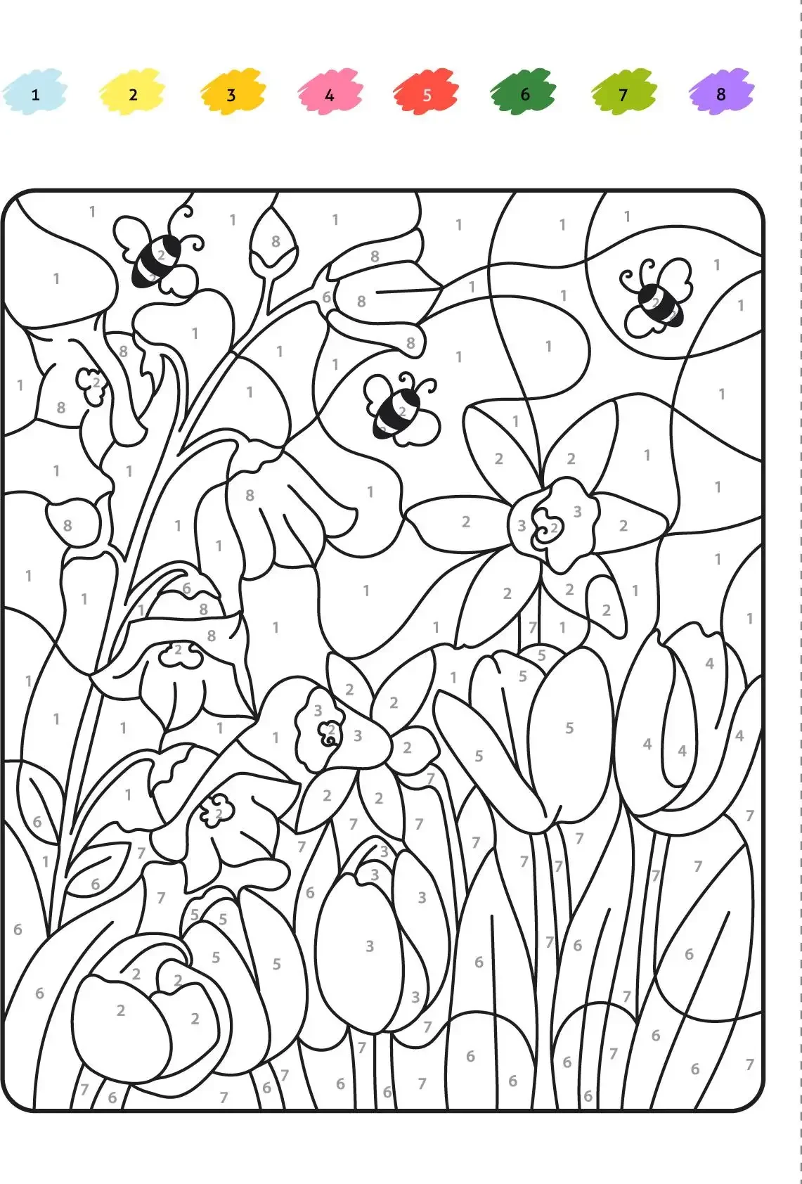 Математическая раскраска динозавр