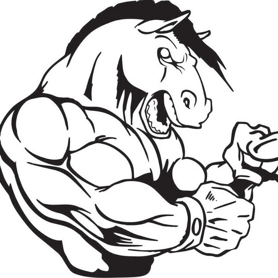 Конь с мускулами