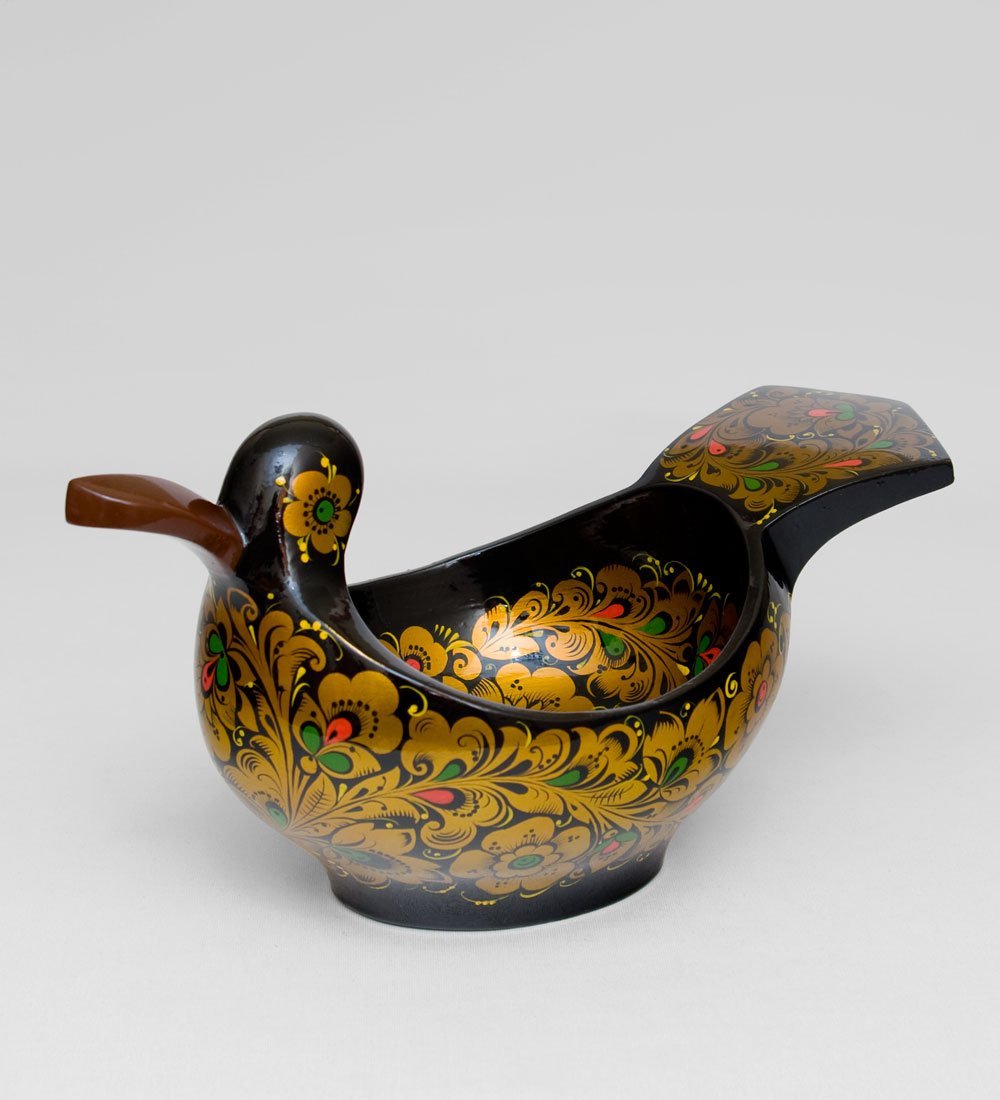 Хохломская роспись утка