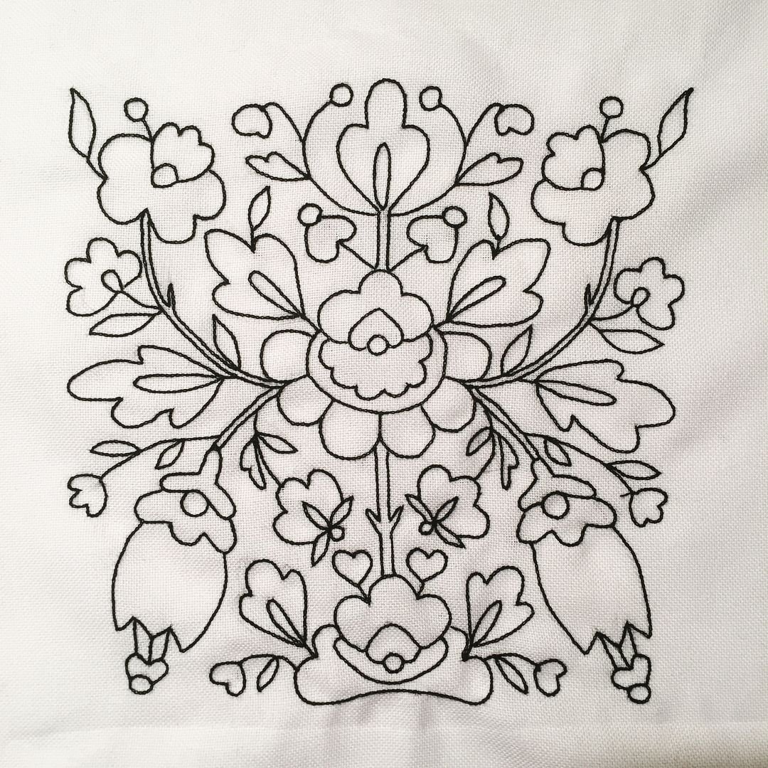 Тамбурная вышивка татарский орнамент