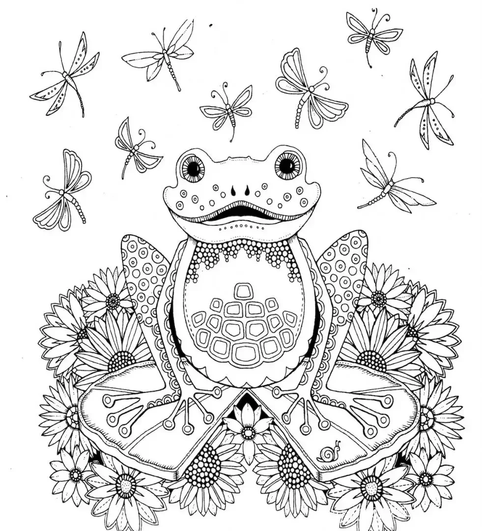 Земноводные и пресмыкающиеся раскраска для детей