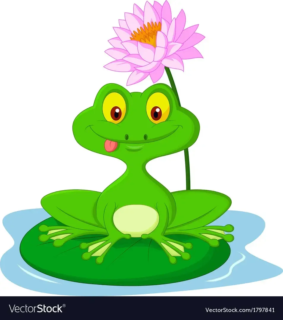 Раскраски лягушки милые