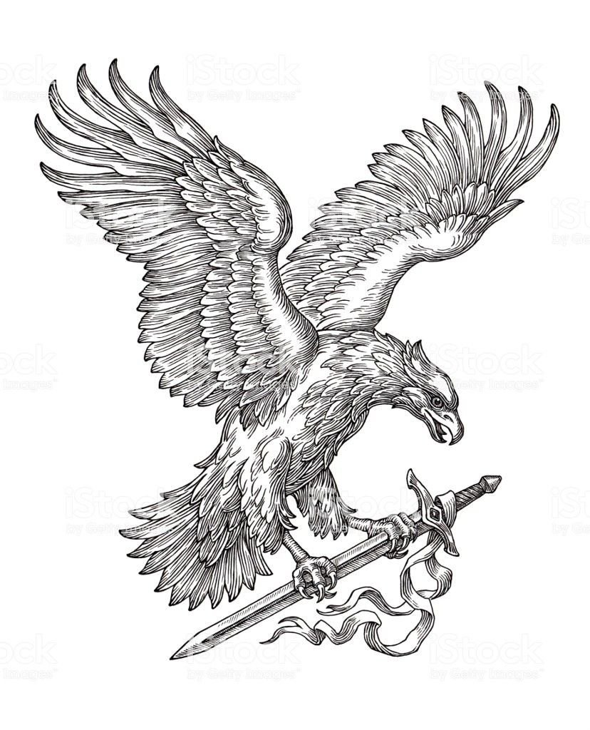 Герб города орел раскраска