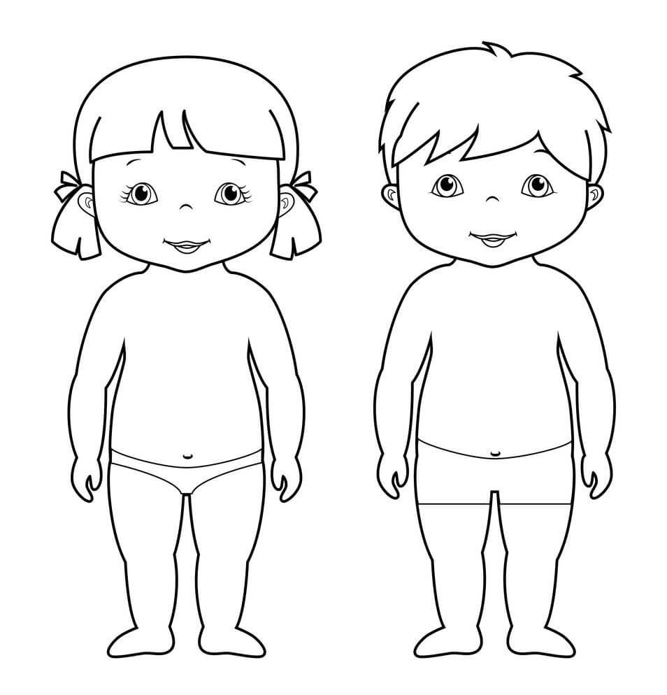 Подписать части тела на английском