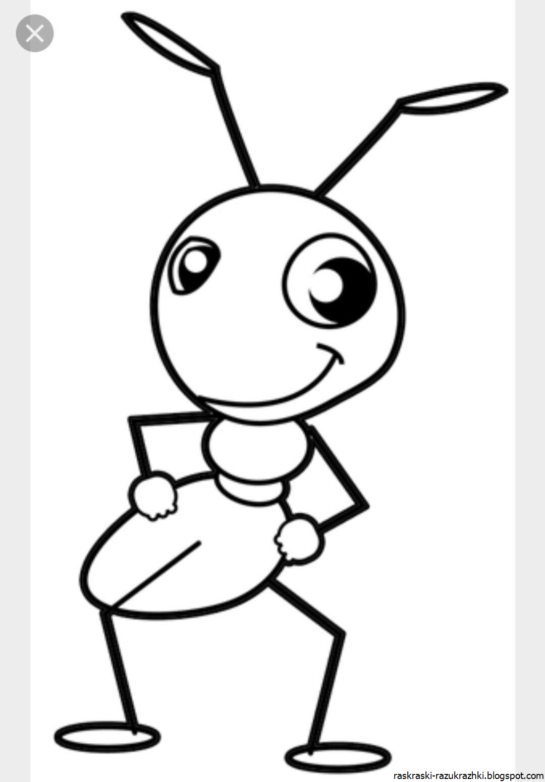 Муравейник раскраска