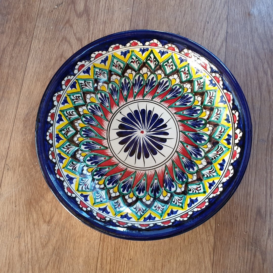 Точечная роспись тарелок