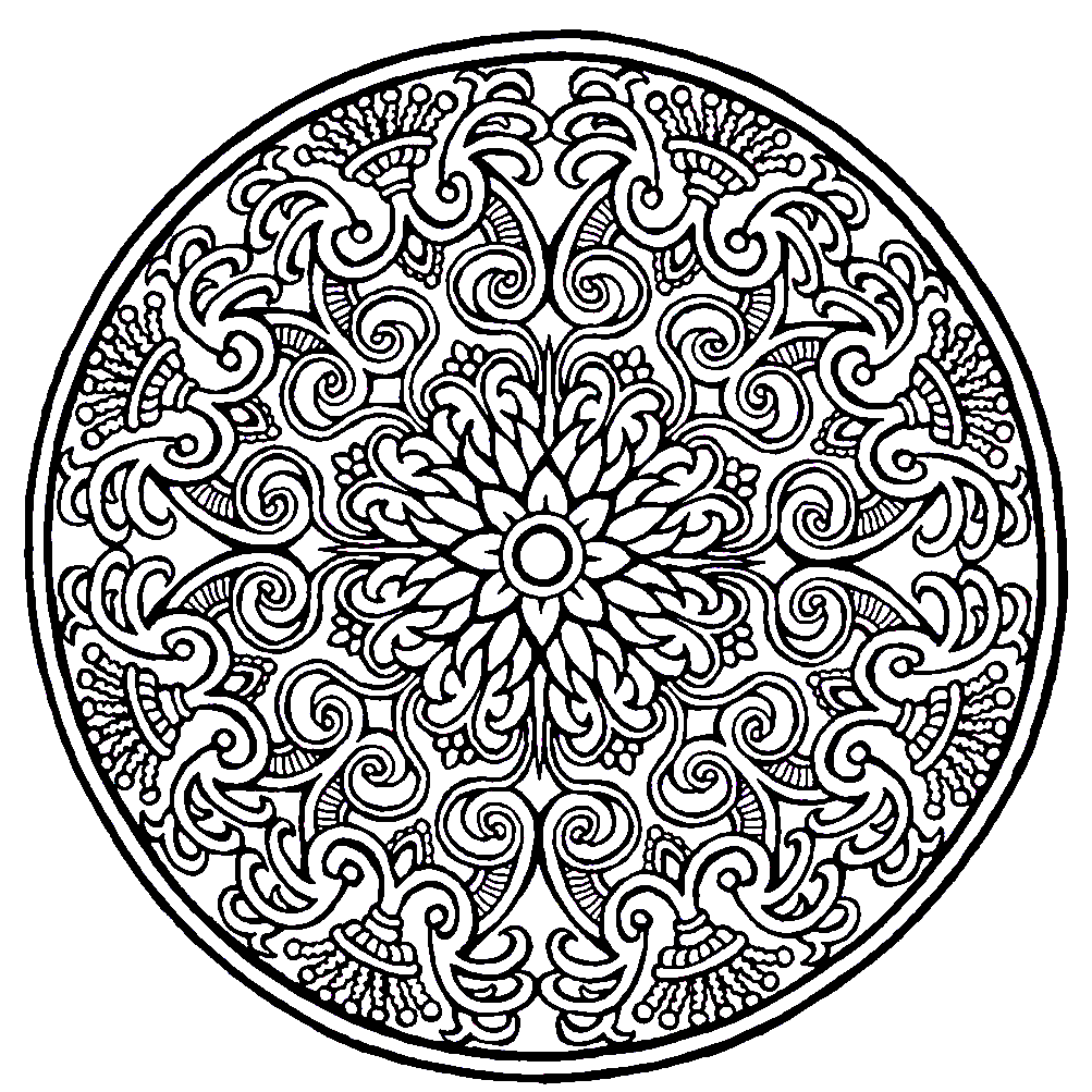 Марокканский орнамент Мандала