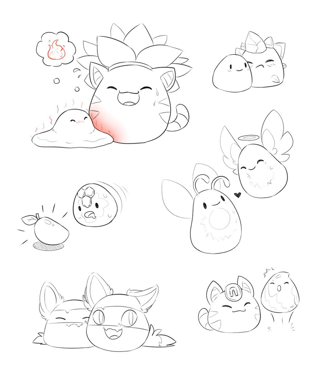 Раскраска СЛАЙМ ранчер