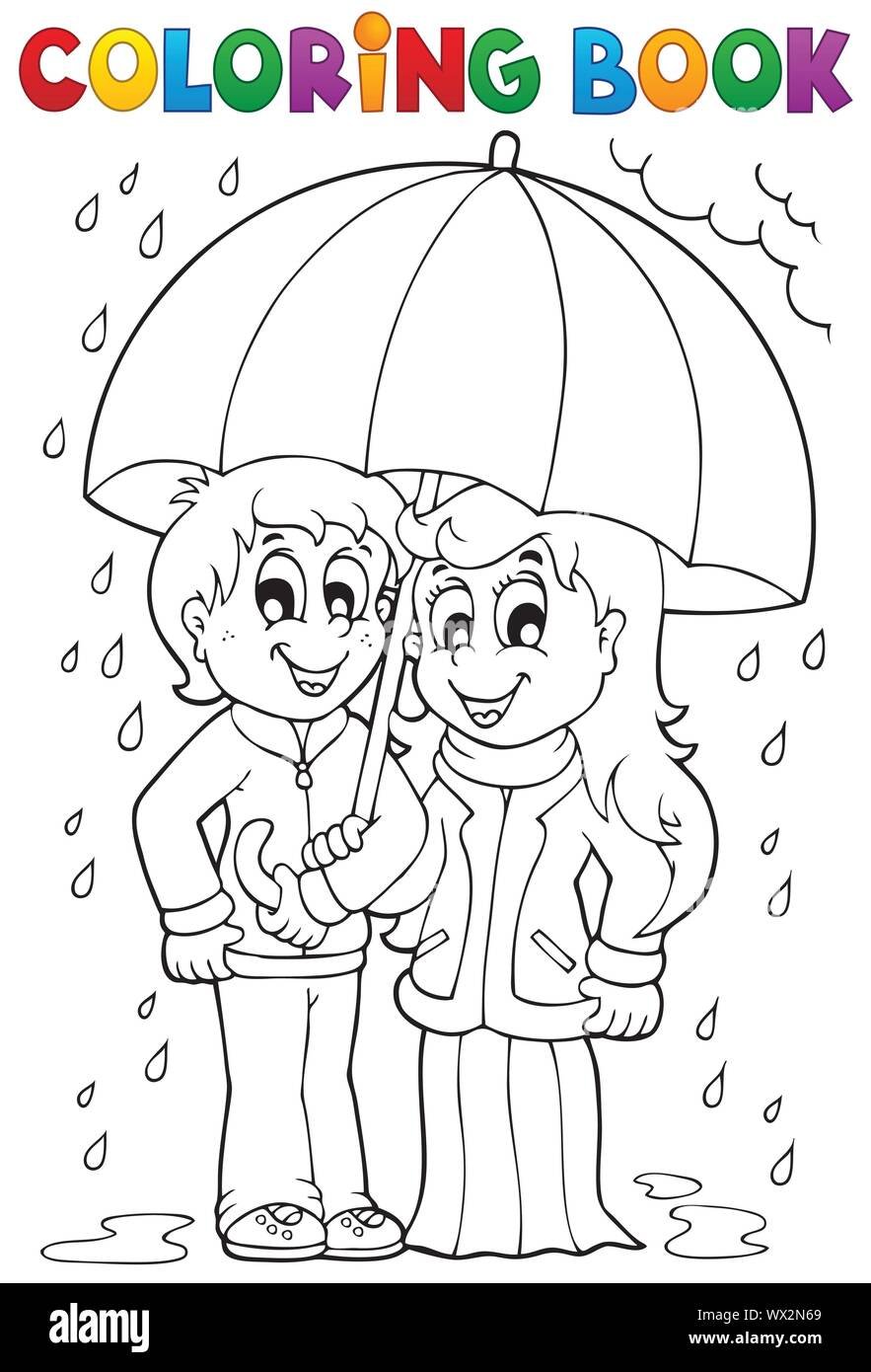 Девочка с зонтом