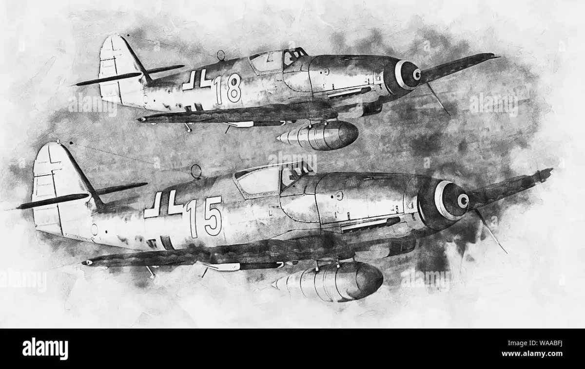 Мессершмитт 109 рисунок