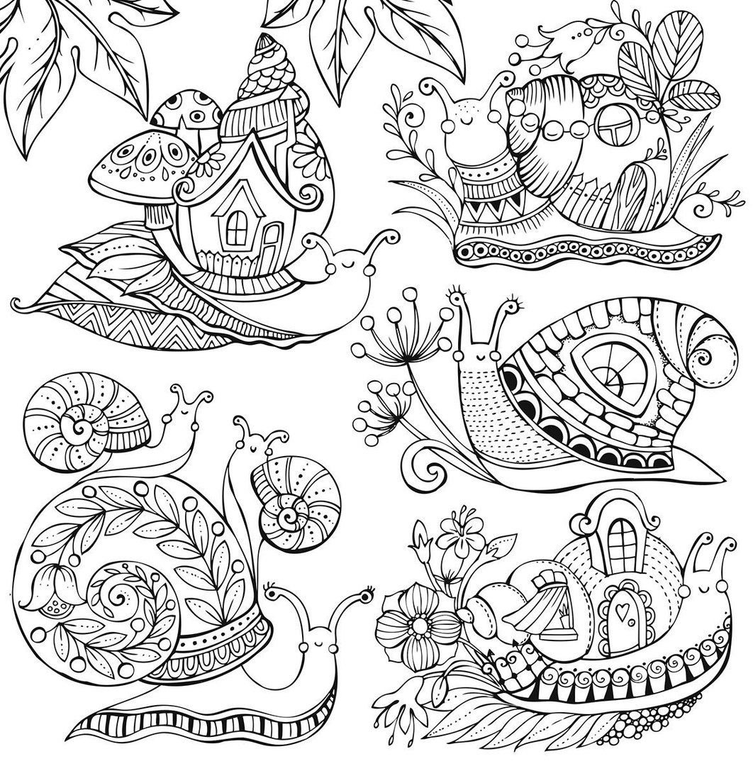 Стилизация улитки