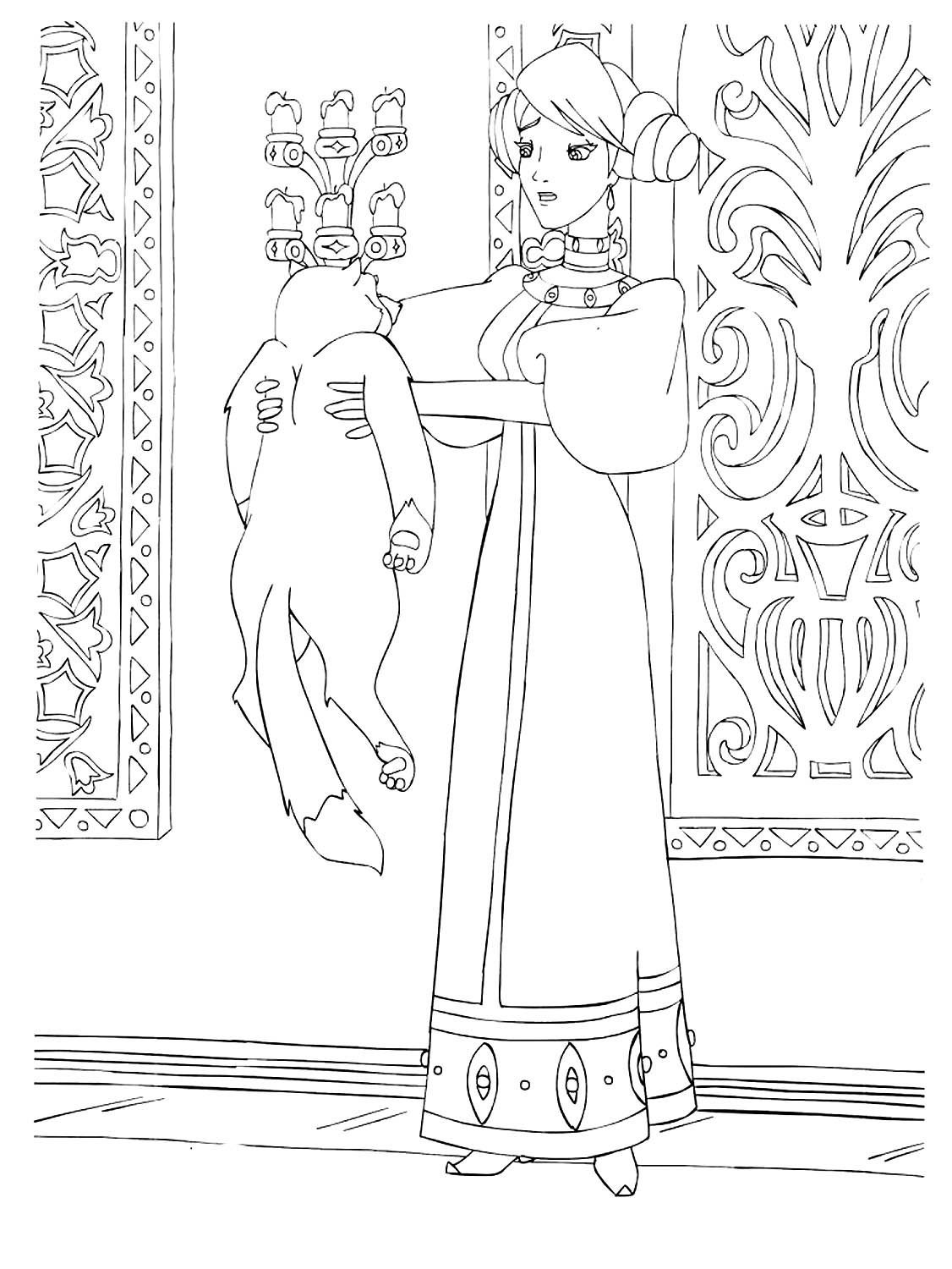 Спящая Царевна рисунок