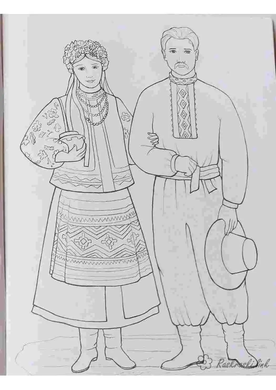 Хохлома раскраска