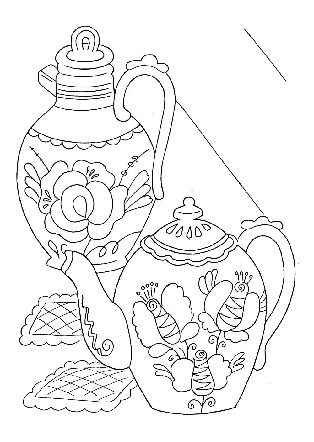 Раскраска народные праздничные гуляния