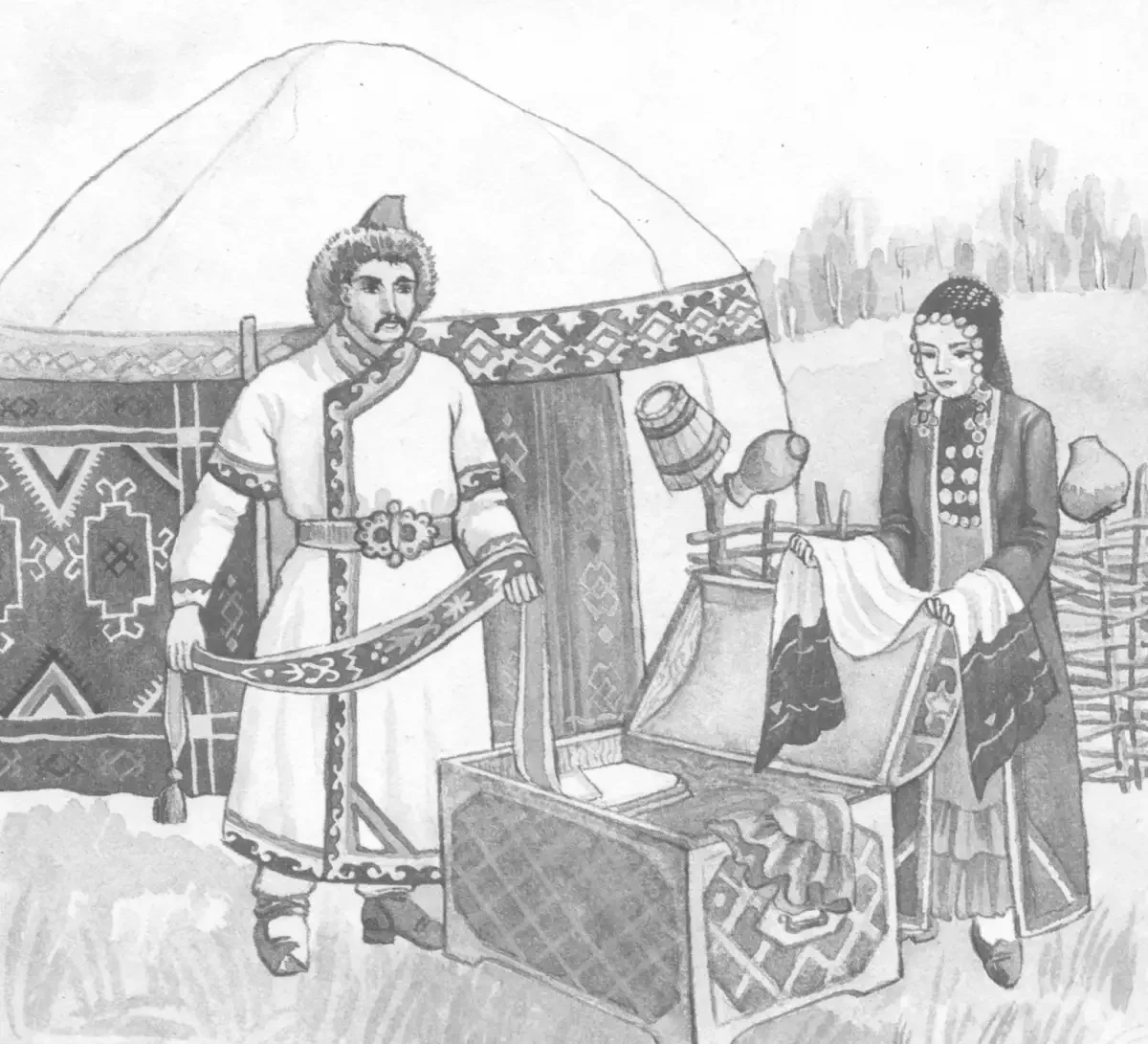 Сундук для рисования