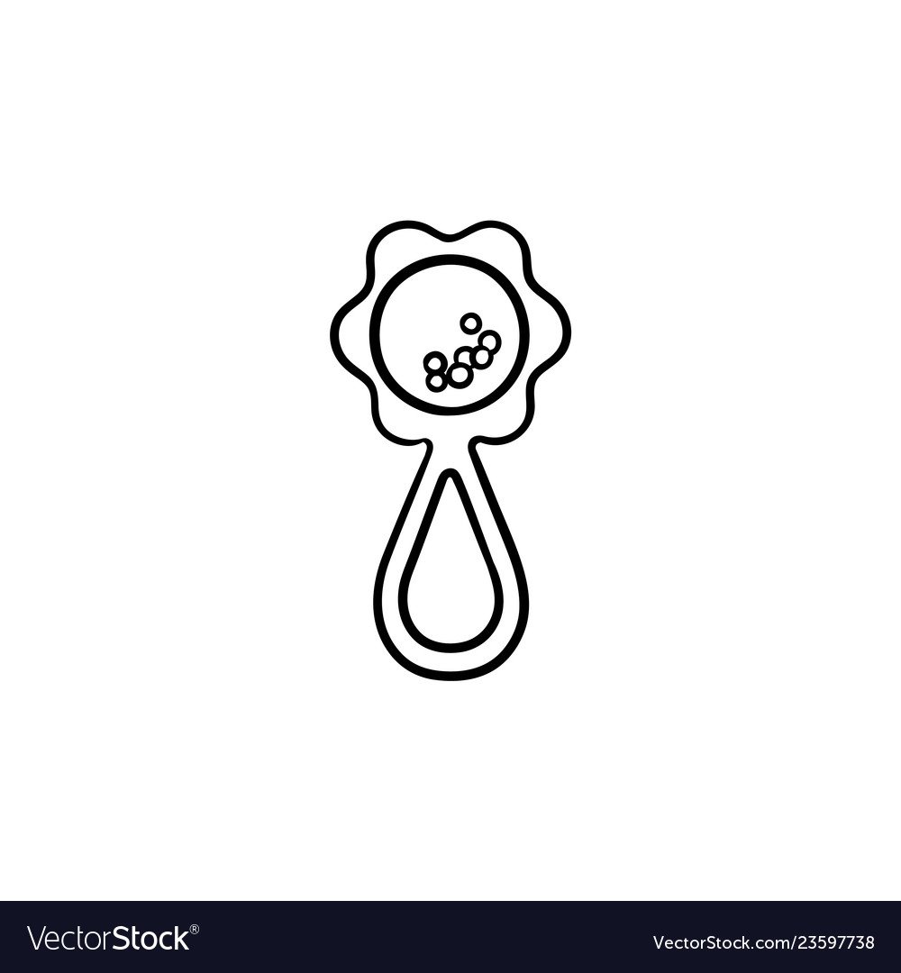 Трафарет детской соски