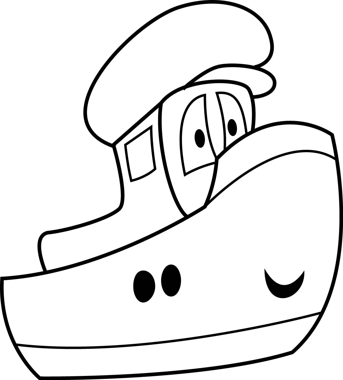 Пароход скетч сбоку 2021