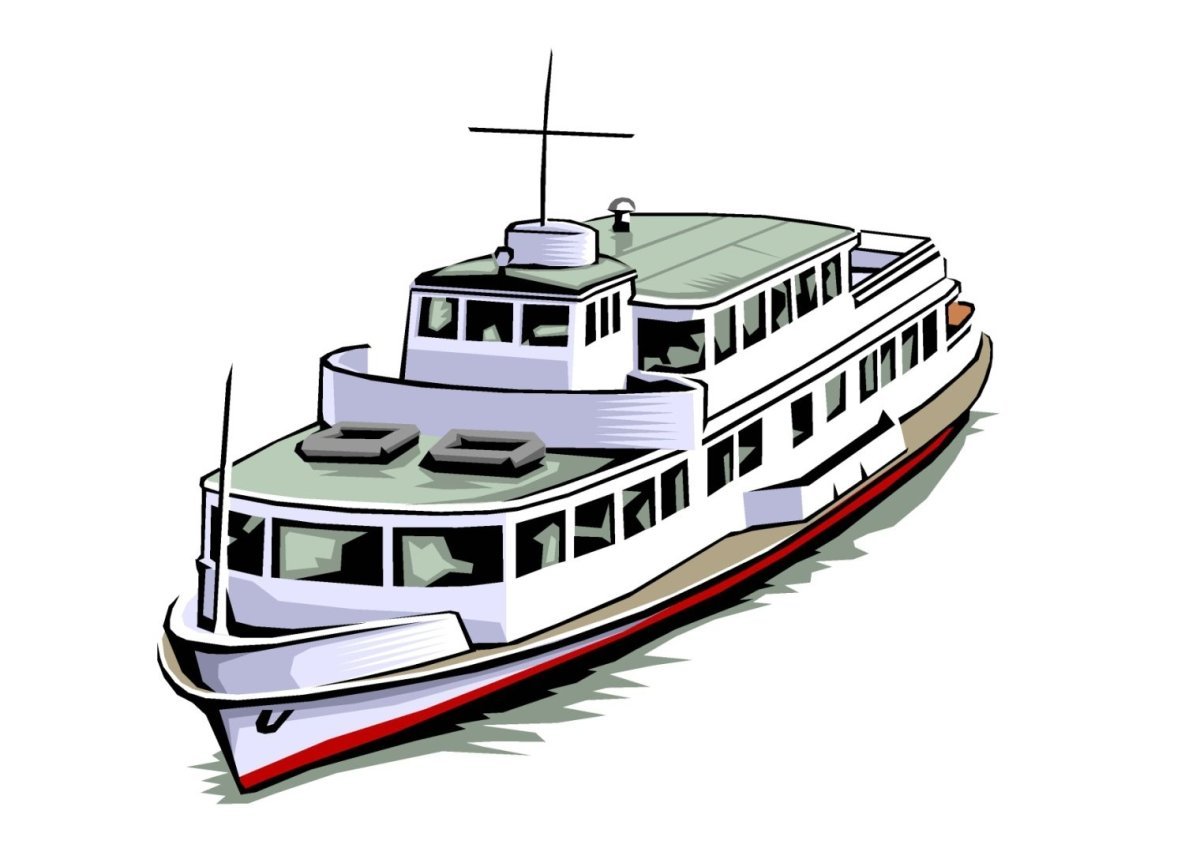 Теплоход рисунок