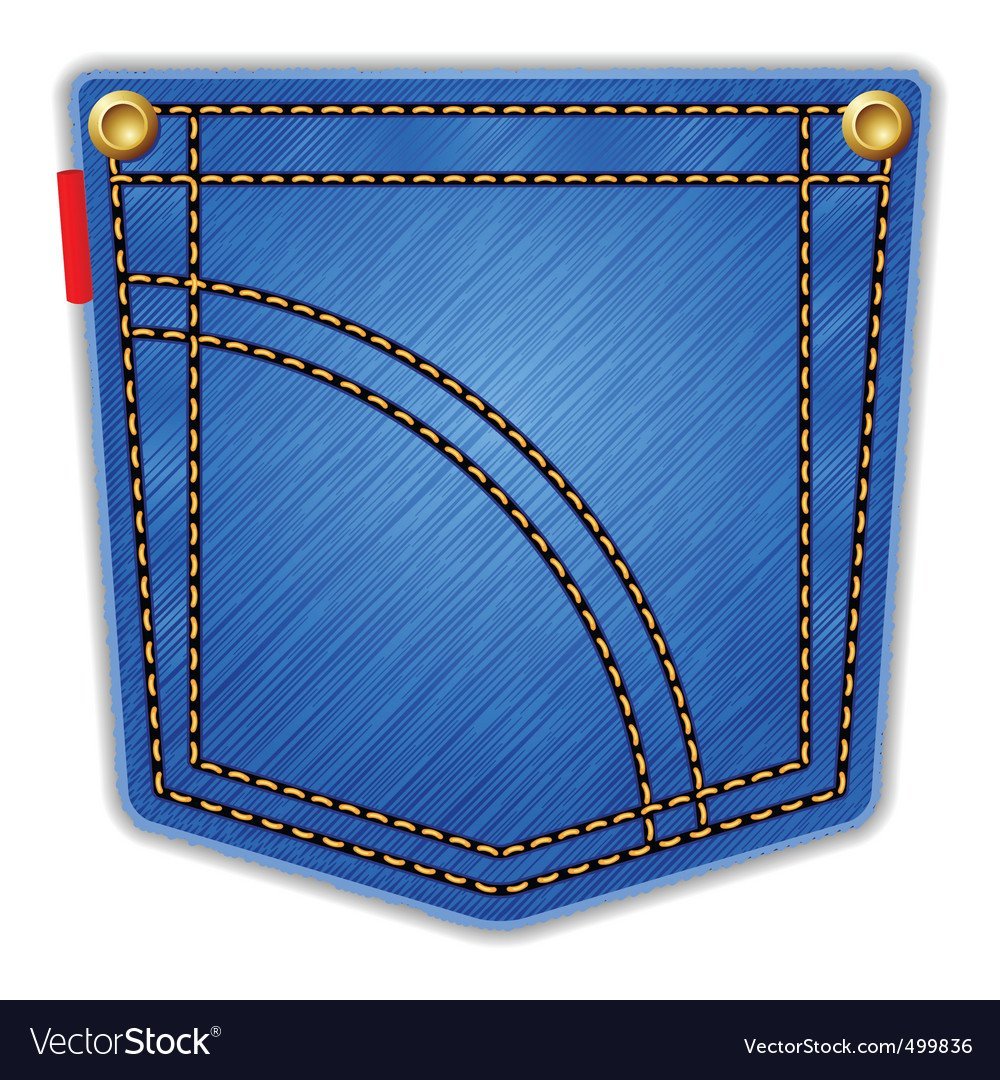 Карман джинсовый