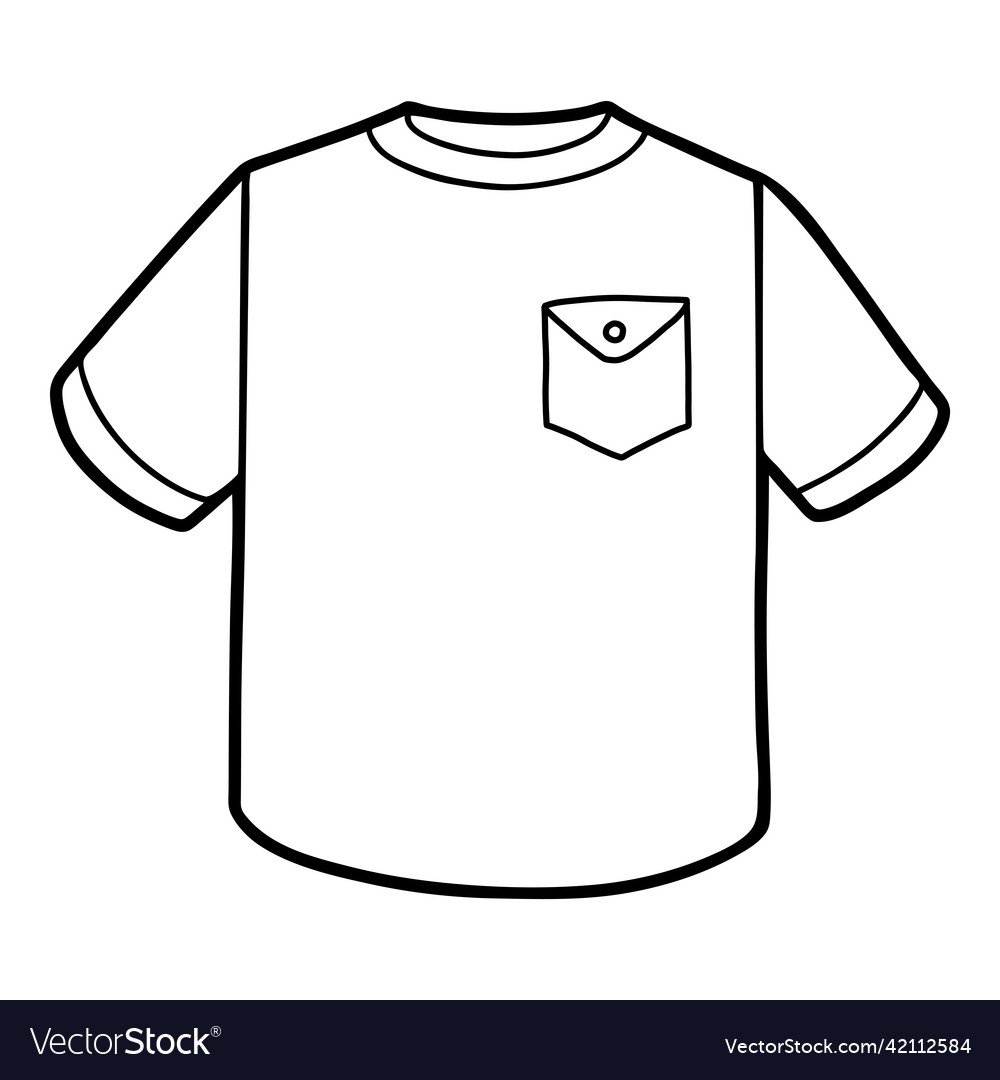 Раскраски футболка для детей в детском саду