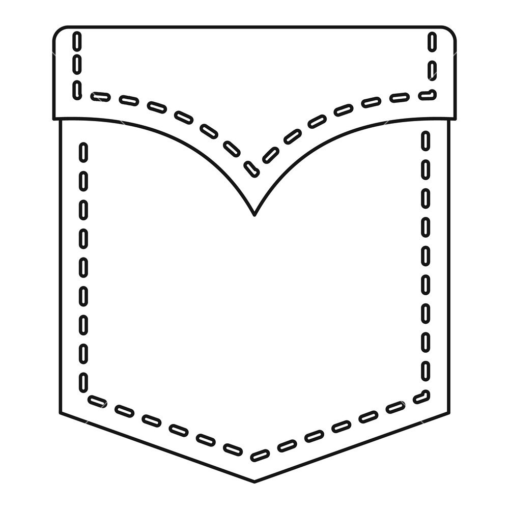 Карман нарисованный