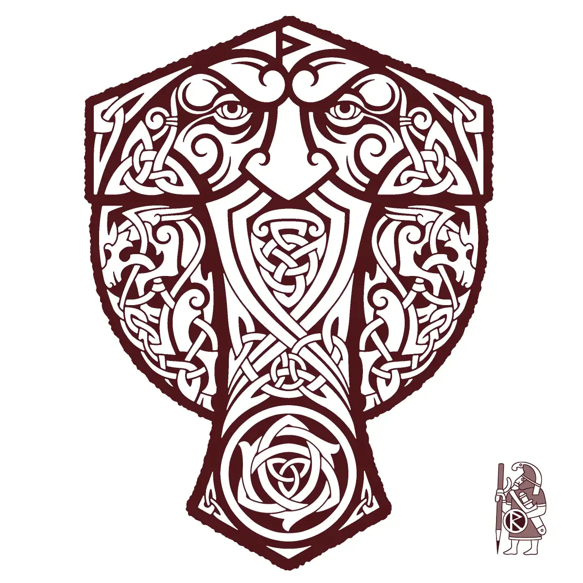 Кельтские руны в орнаменте