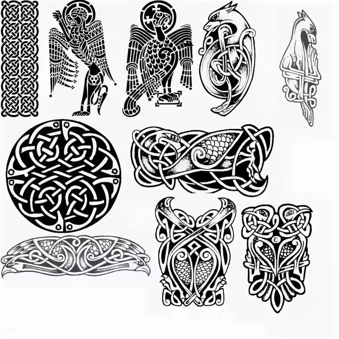 Скифо-Сибирский звериный стиль тату