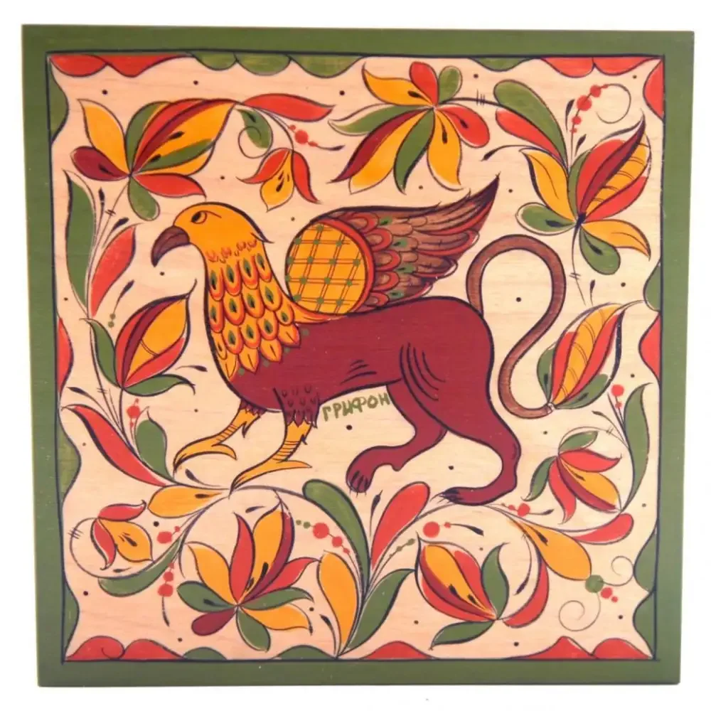 Великоустюжская роспись птица Сирин