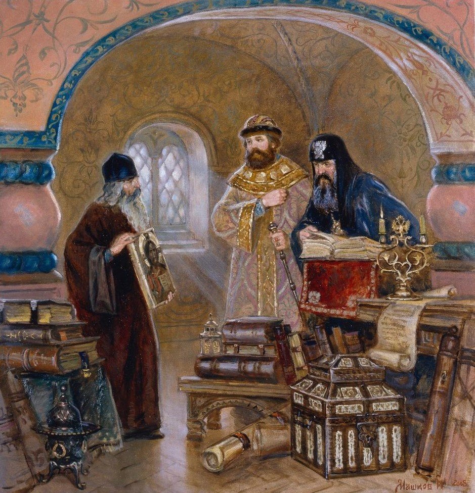 Патриарх Никон и царь Алексей Михайлович