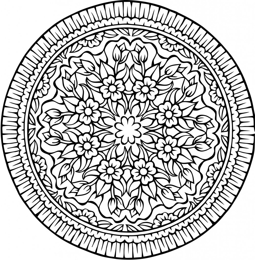 Мандала круглая