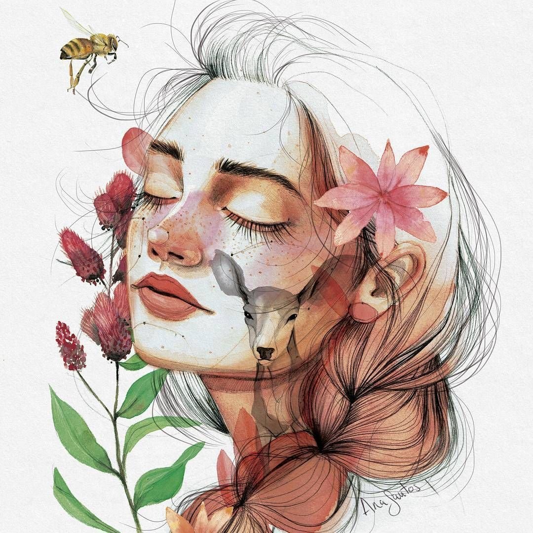 Иллюстрация птицы в иллюстраторе