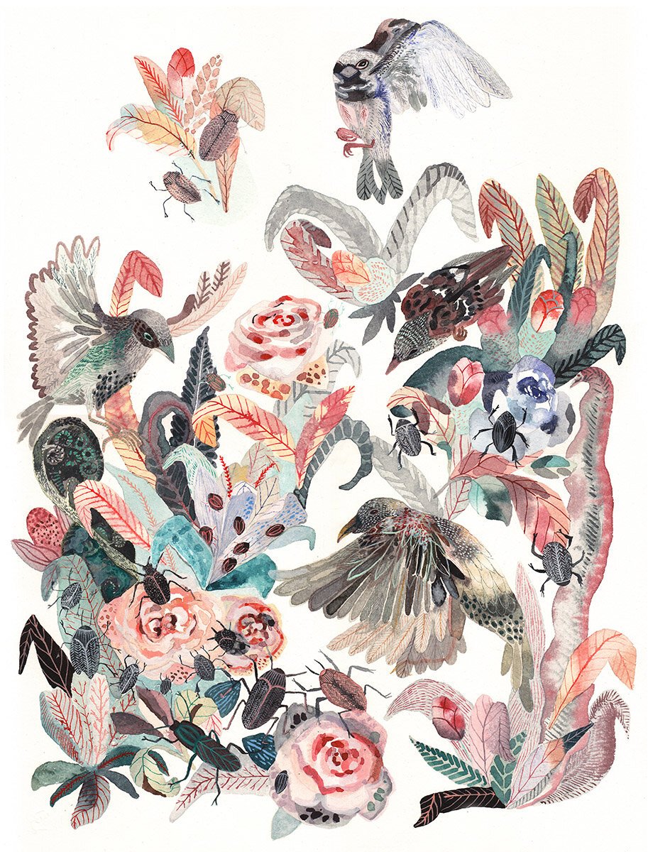 Оля Кузнецова иллюстрации Pinterest