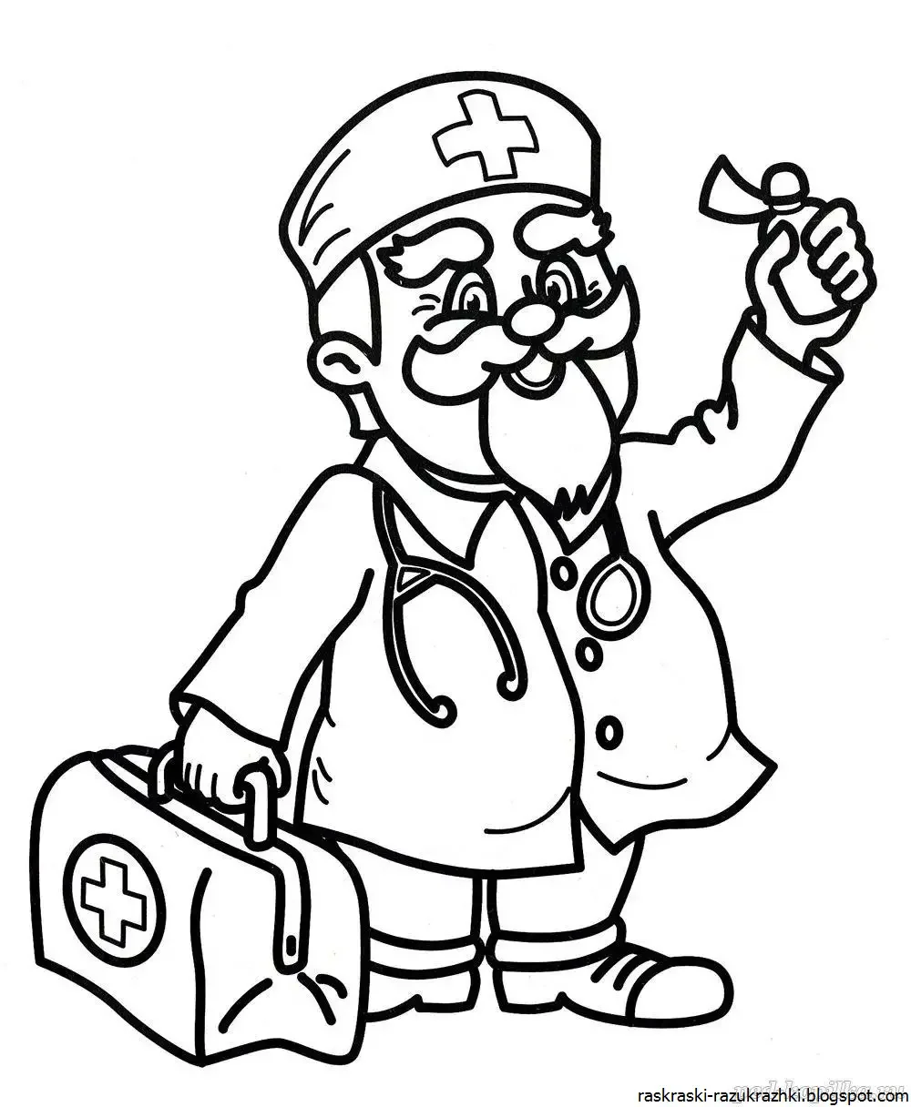 Корней Чуковский Бармалей раскраска