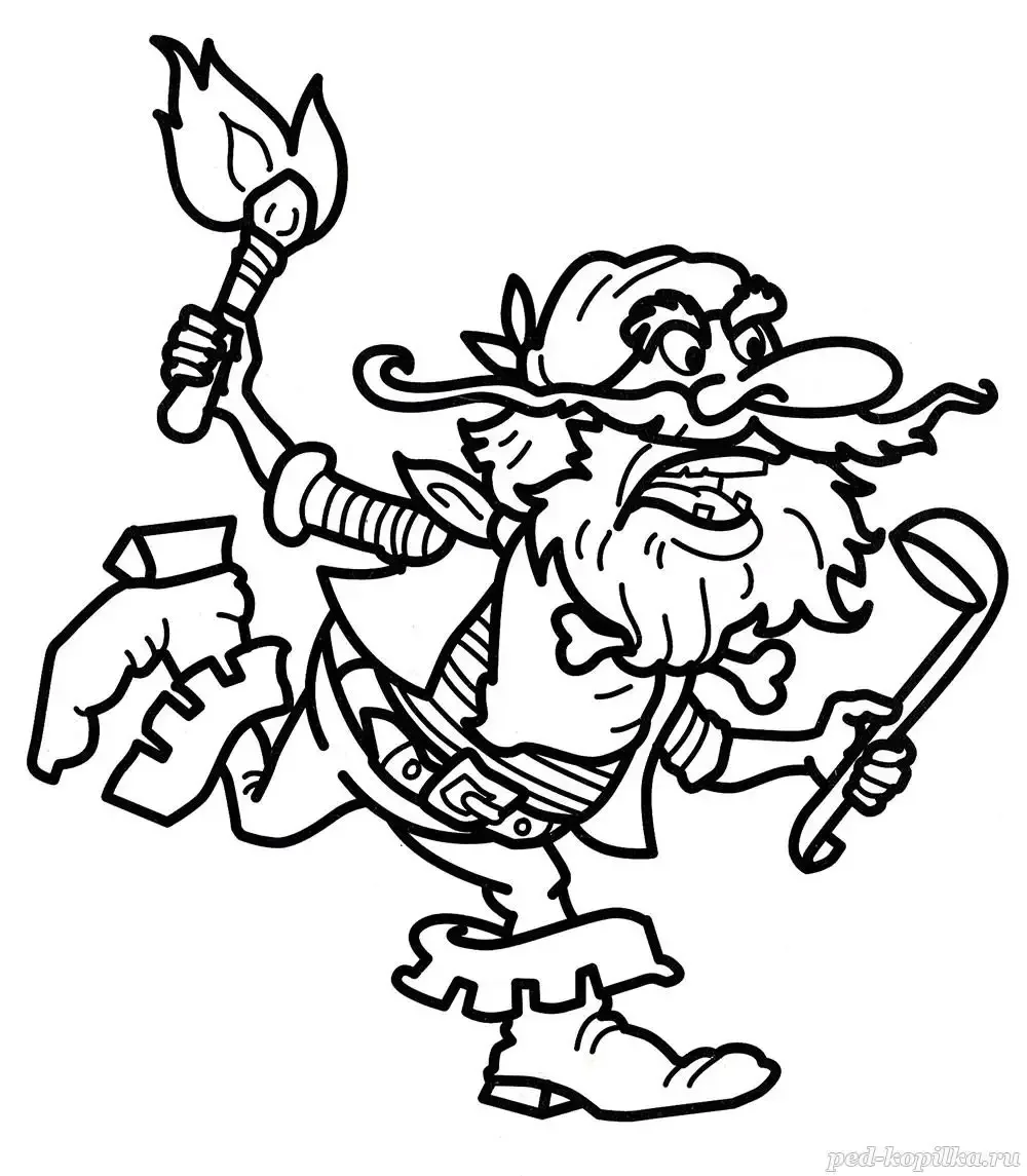 Айболит раскраска для детей