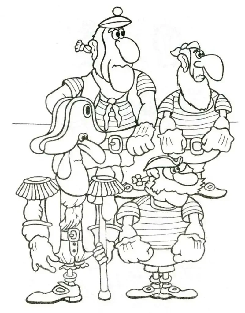 Корней Чуковский доктор Айболит раскраска