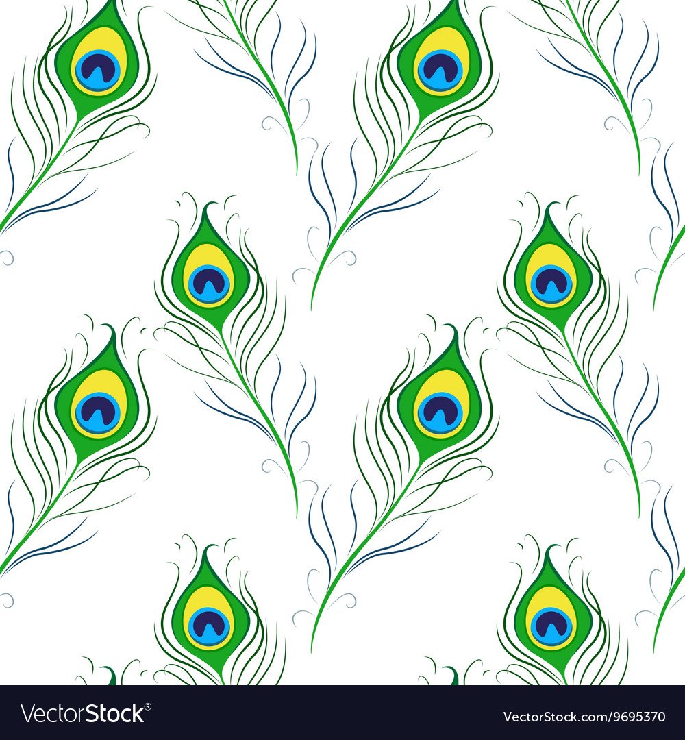 Перо павлина раскраска