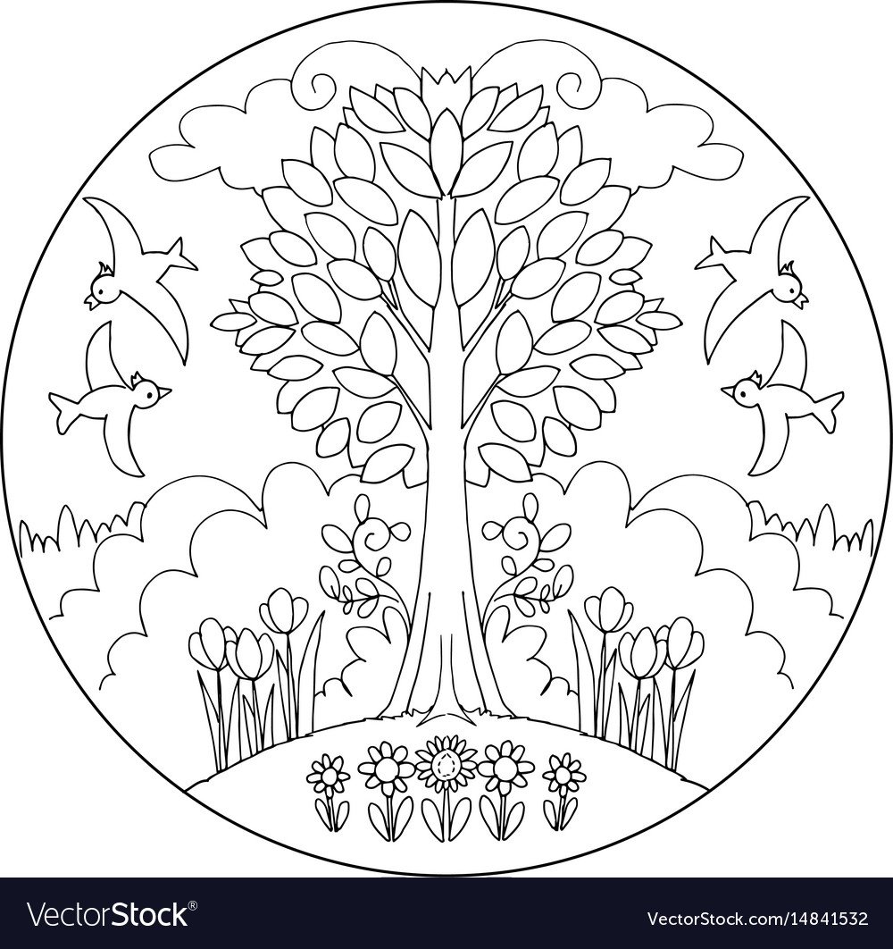 Мандала дерево