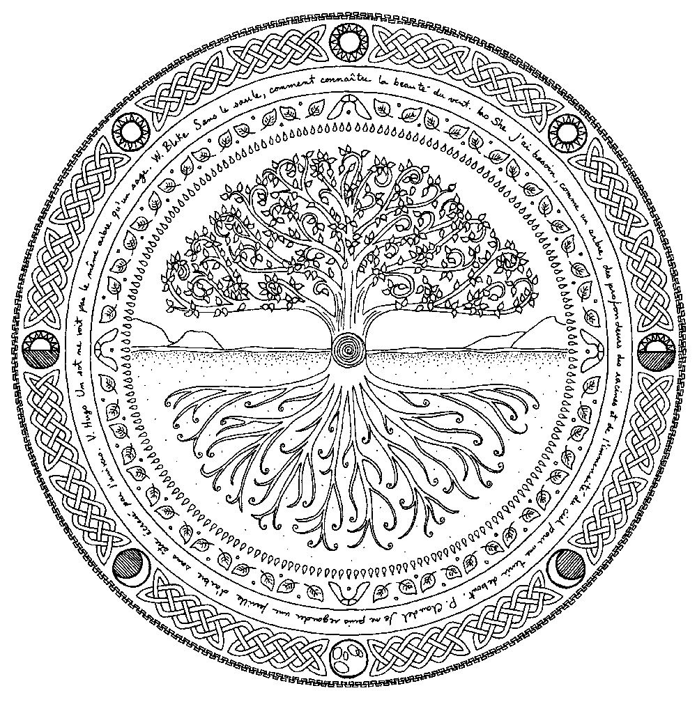 Мандала дерево