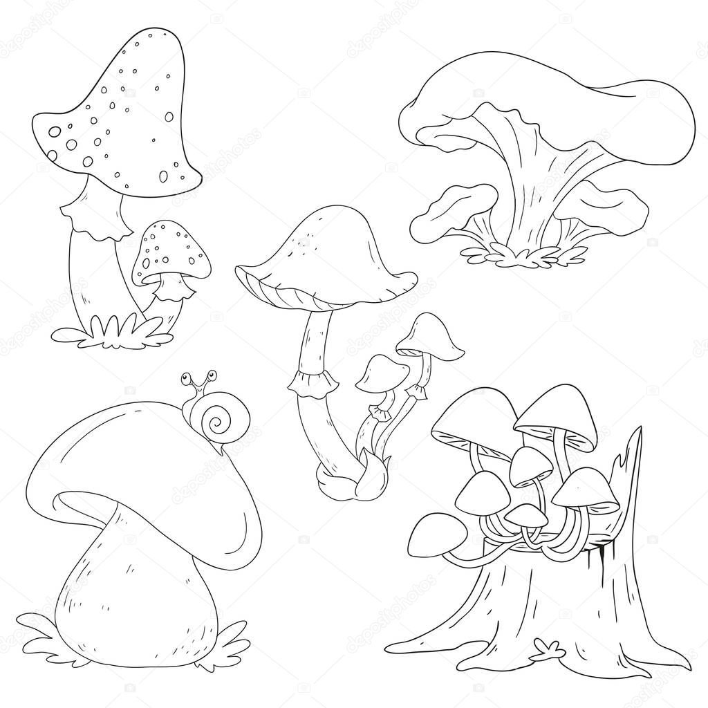 Маска гриб волнушка