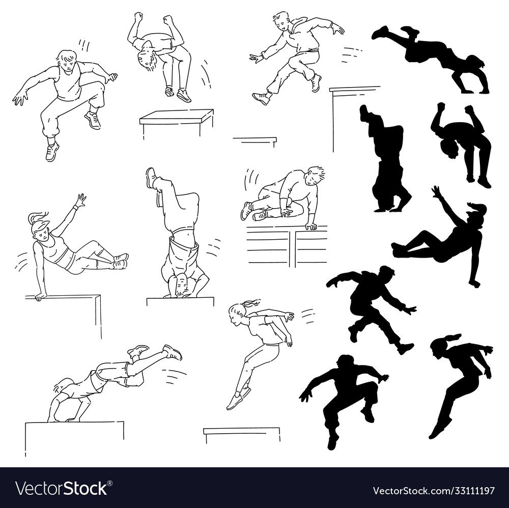 Базовые элементы паркура