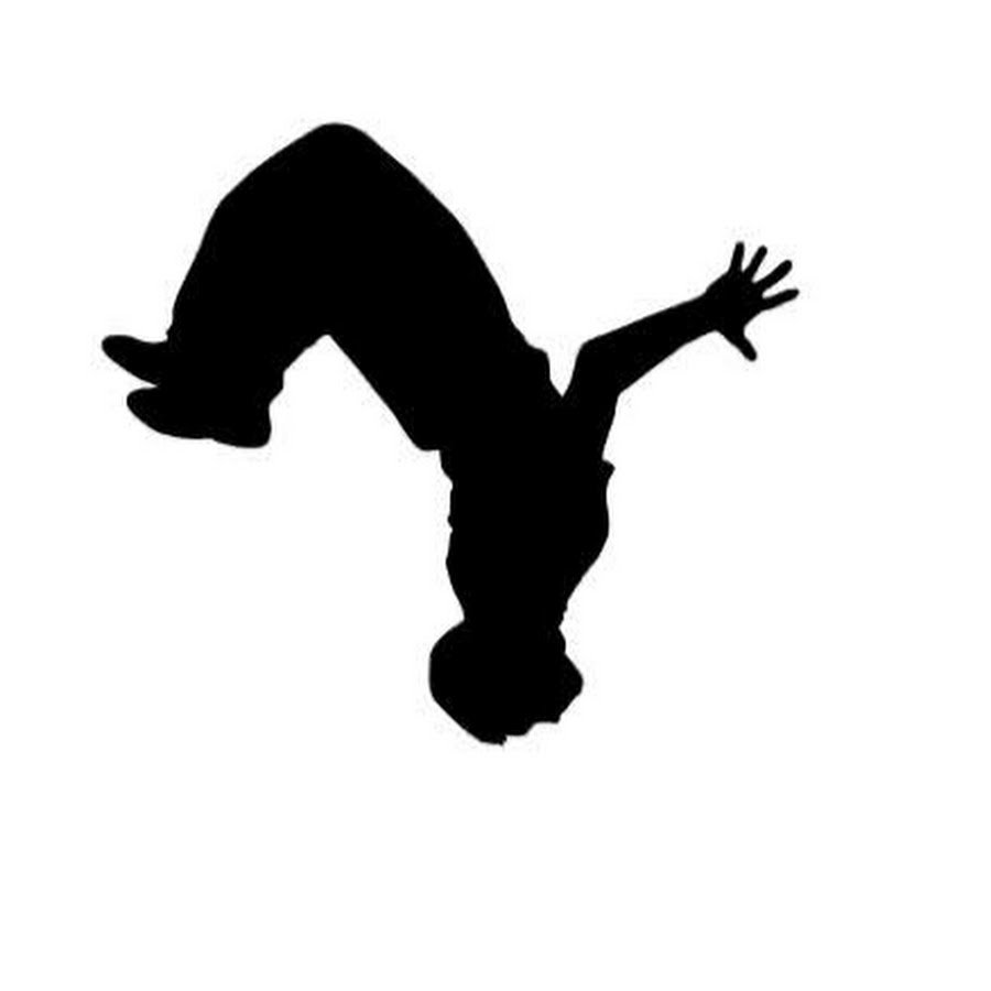 Паркур силуэт