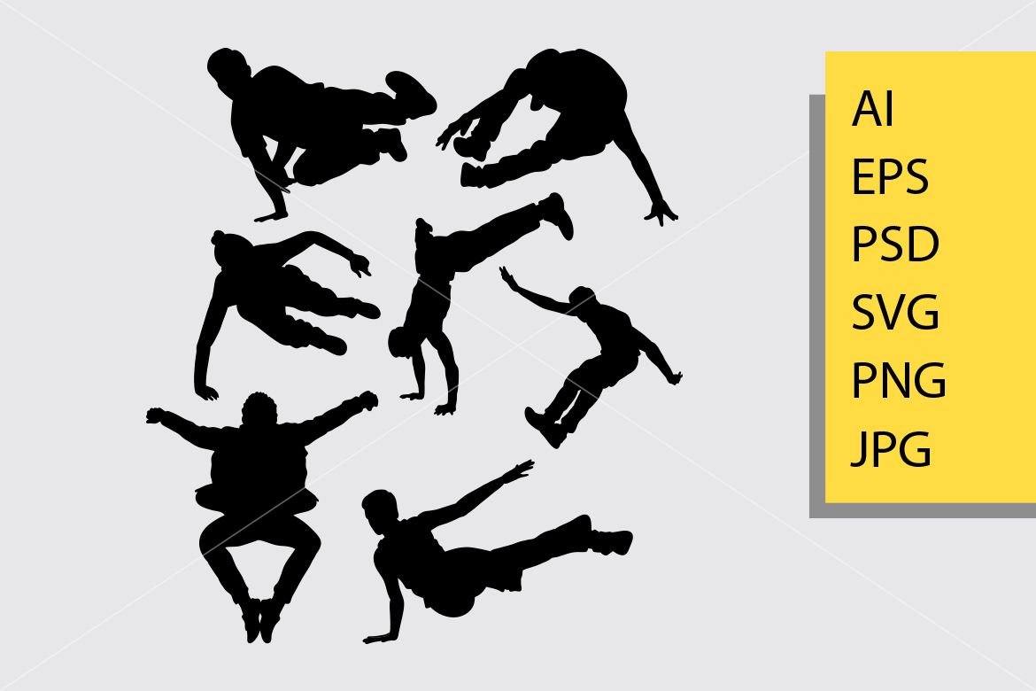 Сальто силуэт