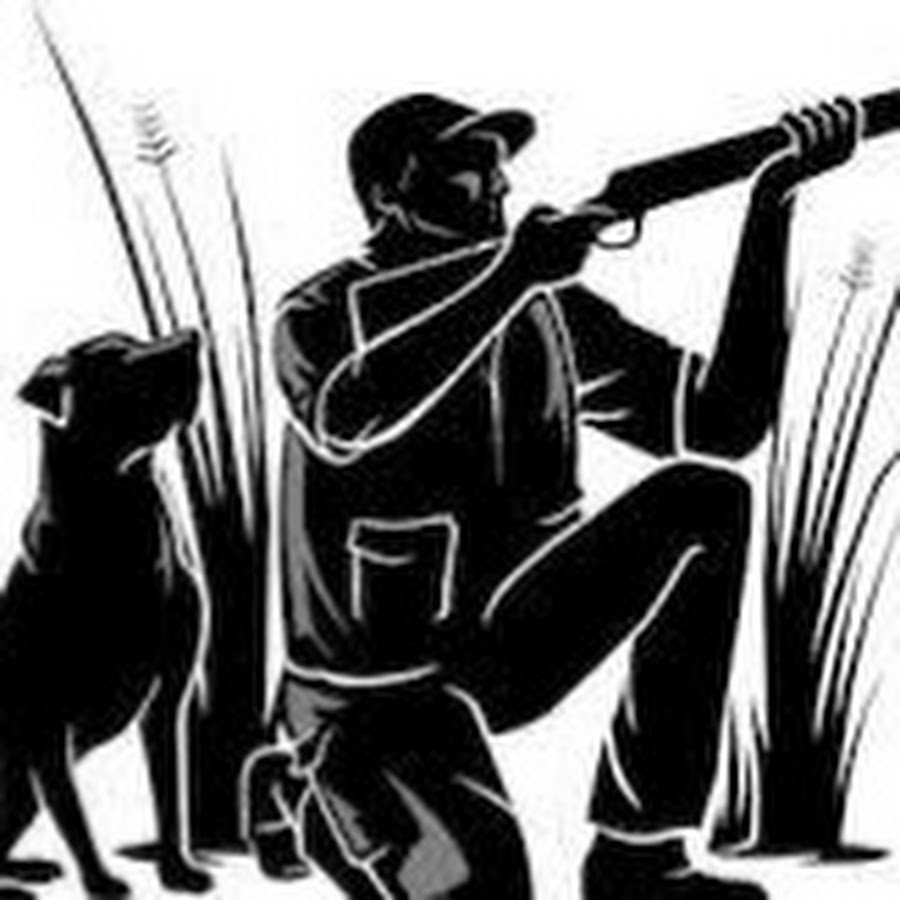 Охотник раскраска для детей