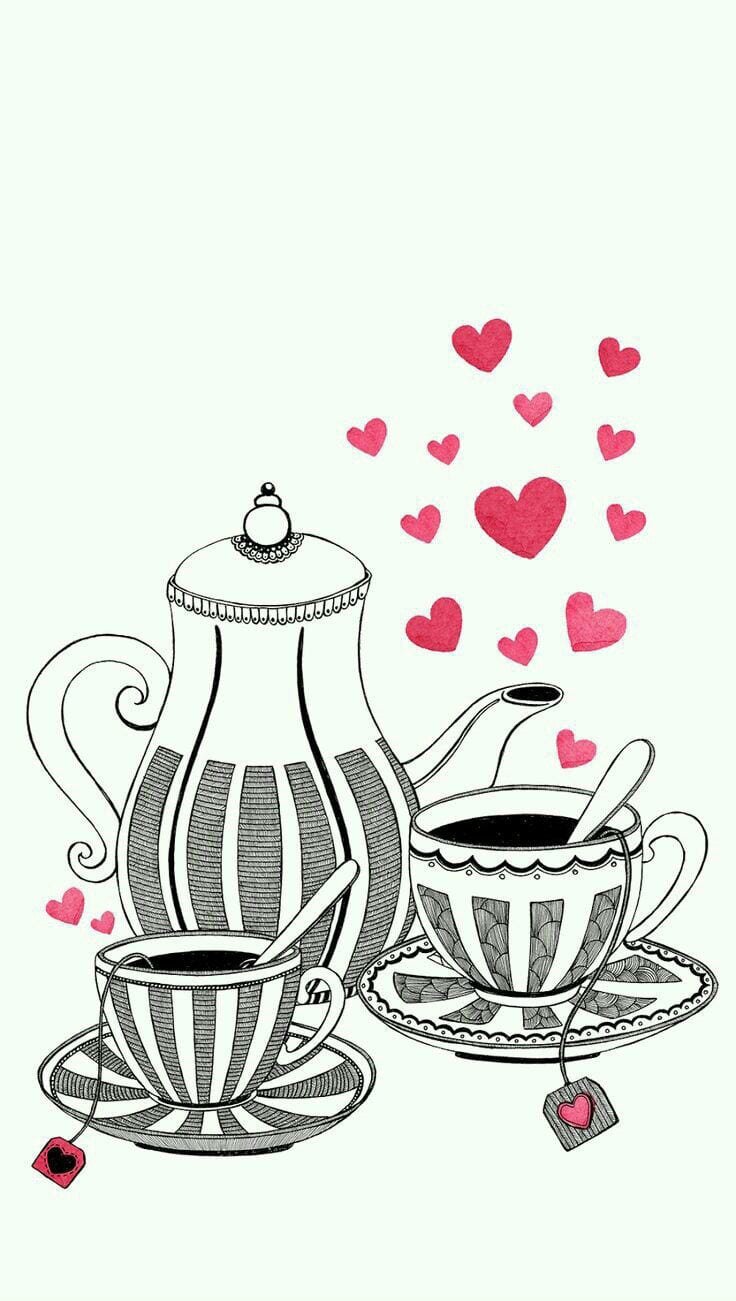 Чаепитие карандашом