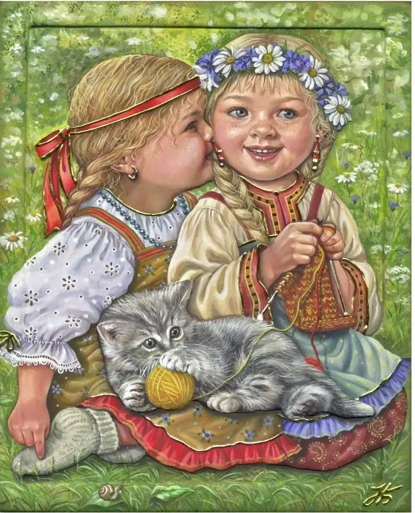 Иллюстрации Натальи Башлыковой дети