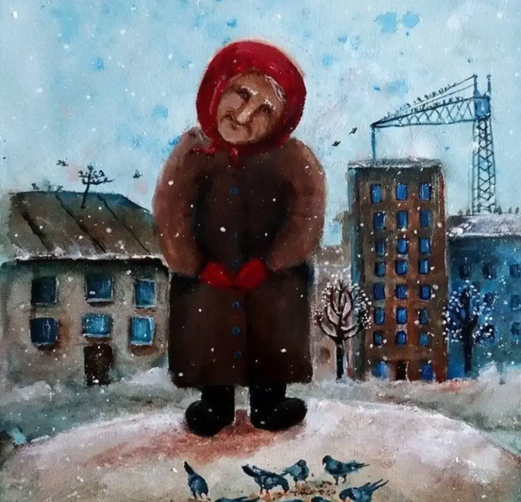 Баба с коромыслом