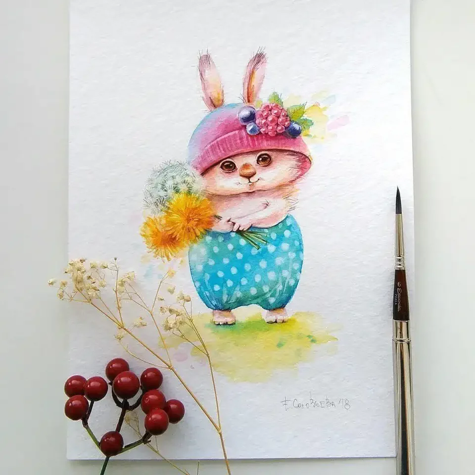 Корейская художница Aeppol дневник Лесной девочки