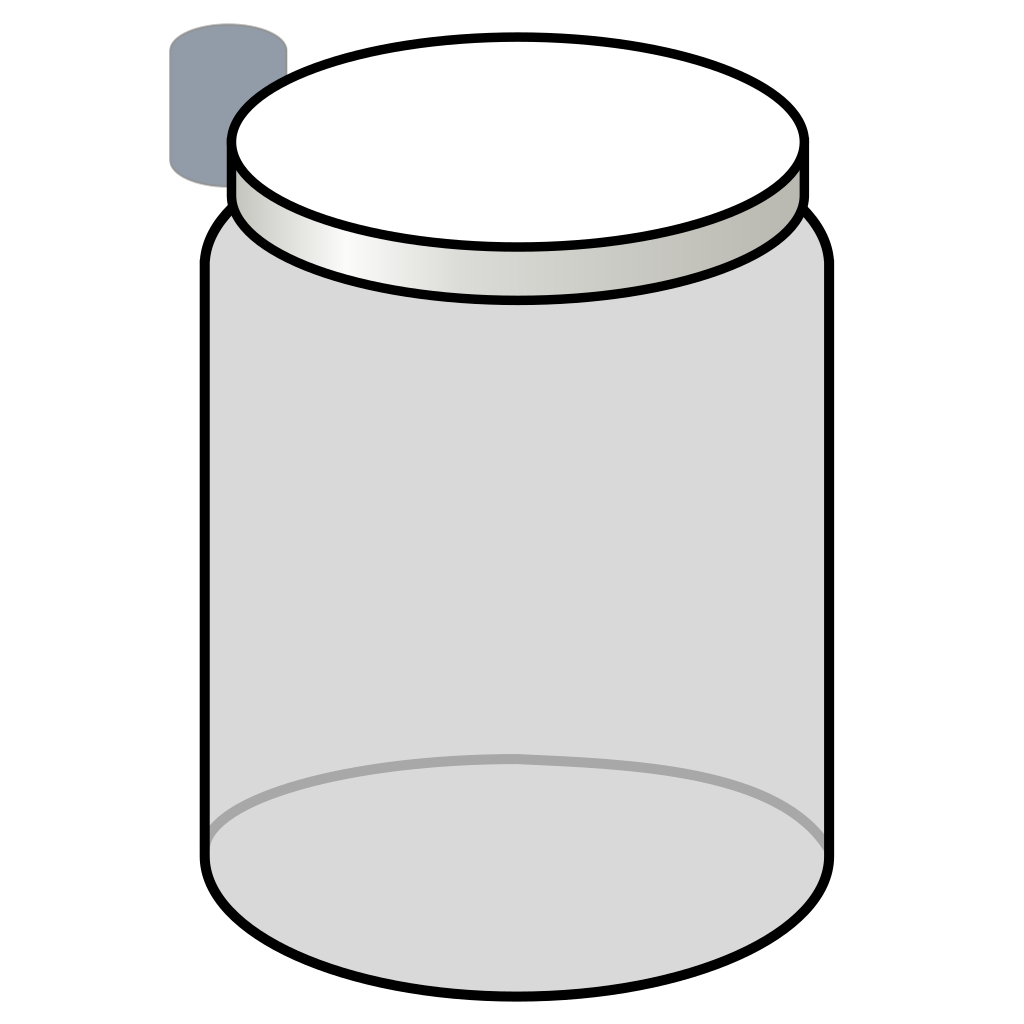 Банка шаблон для аппликации