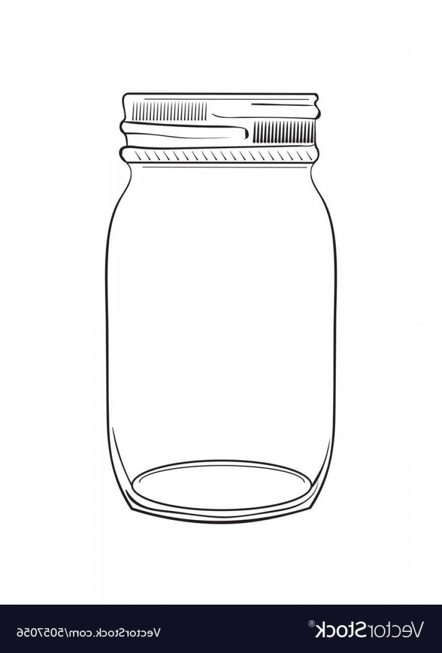 Банка варенья раскраска
